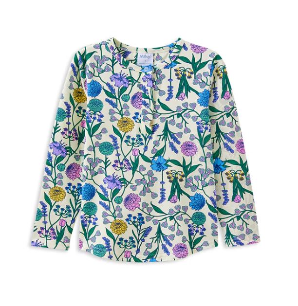 Spring Bouquet Long Sleeve Top