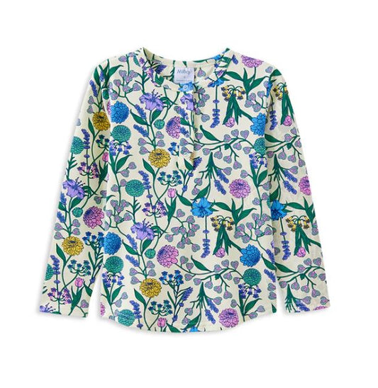Spring Bouquet Long Sleeve Top