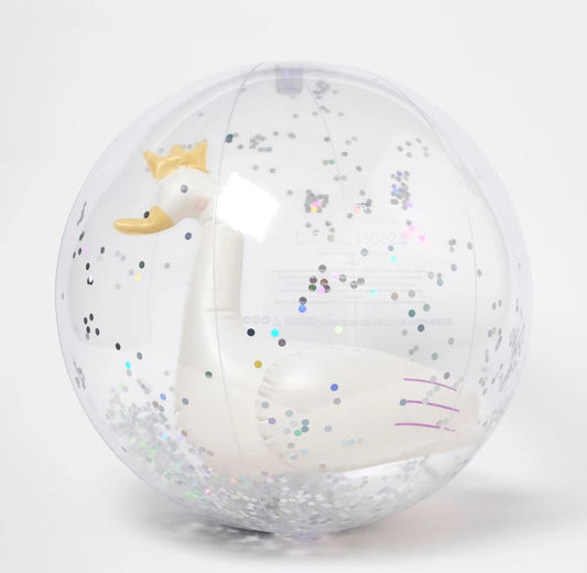 3D Inflatable Beach Ball - Swan