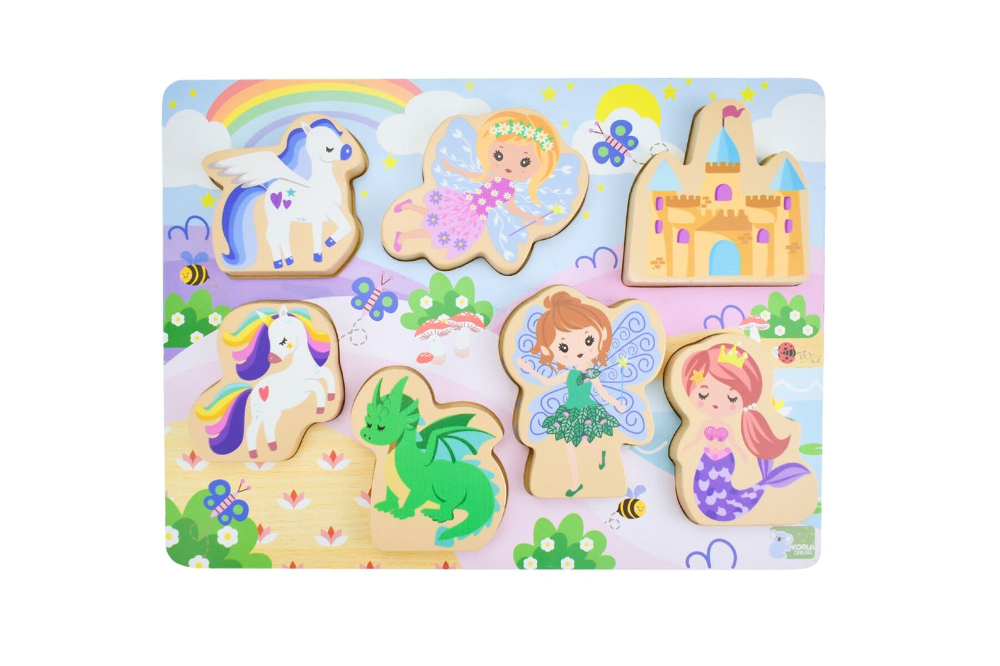 Wooden Chunky Puzzle - Fantasy