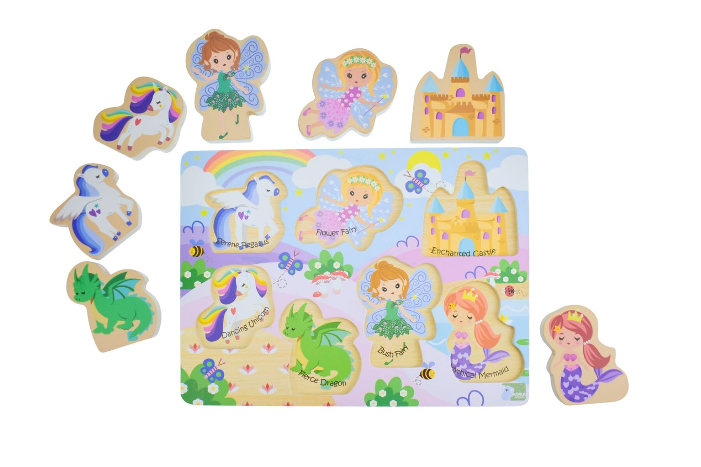 Wooden Chunky Puzzle - Fantasy