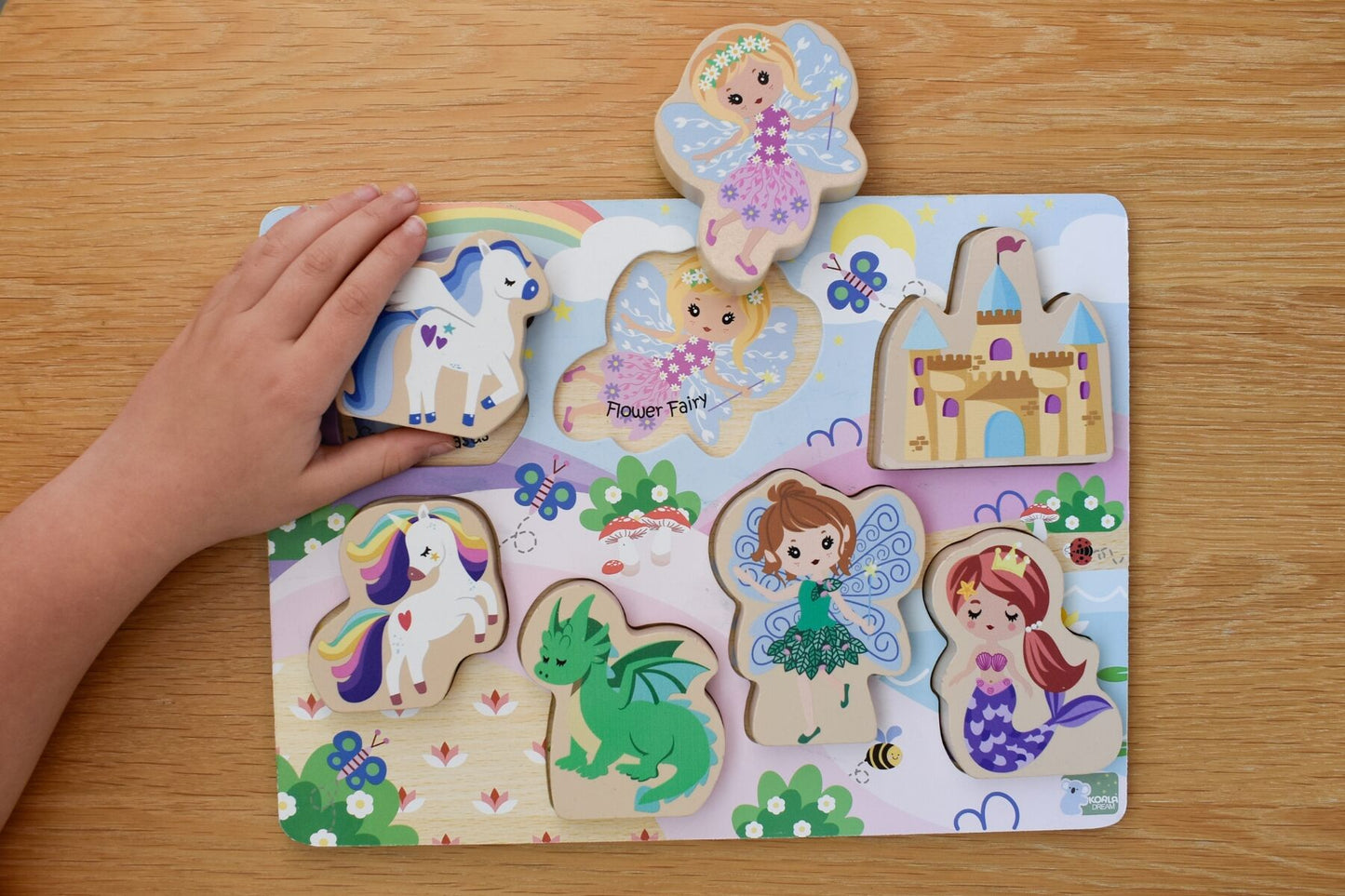 Wooden Chunky Puzzle - Fantasy