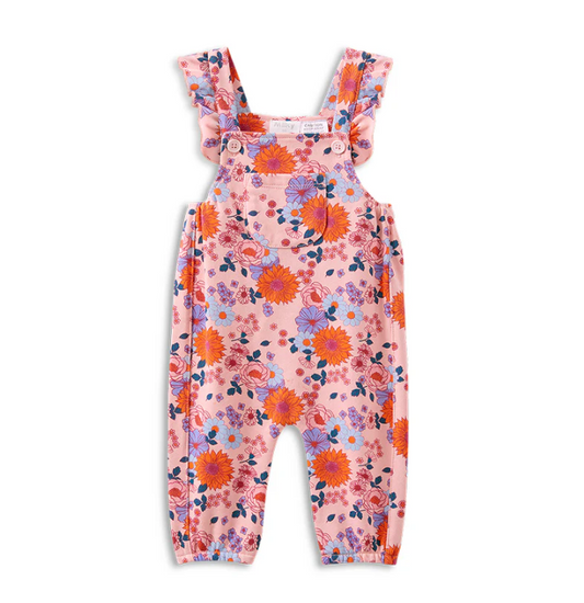 Pink Sunflower Overall