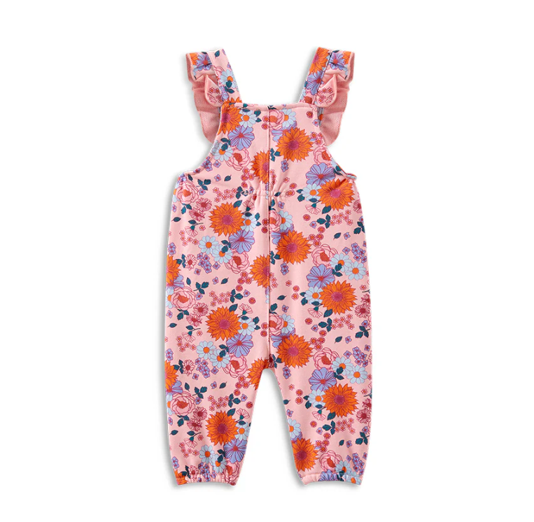 Pink Sunflower Overall