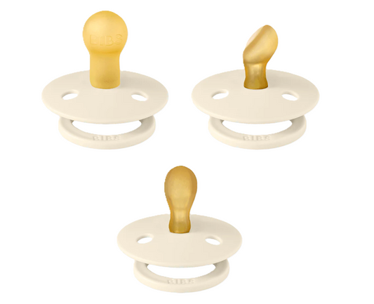 BIBS Try It 3pk Ivory
