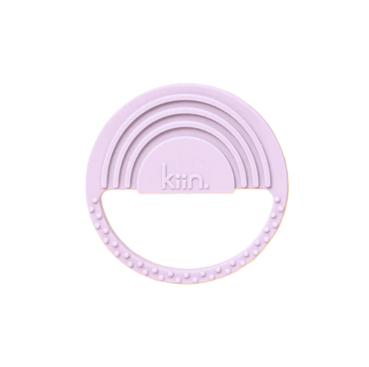 Rainbow Silicone Teether - Lilac
