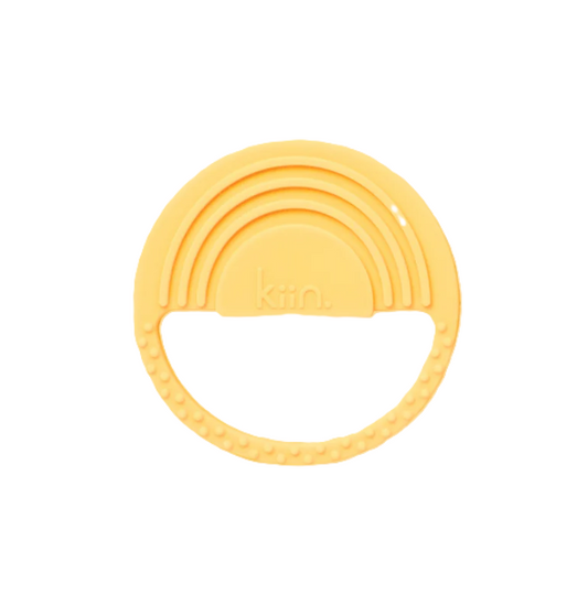 Rainbow Silicone Teether - Buttercup