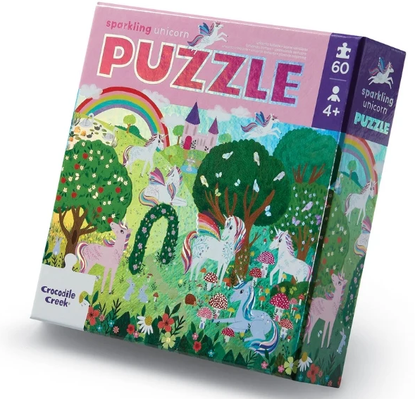 Sparkling Unicorn Puzzle 60pce