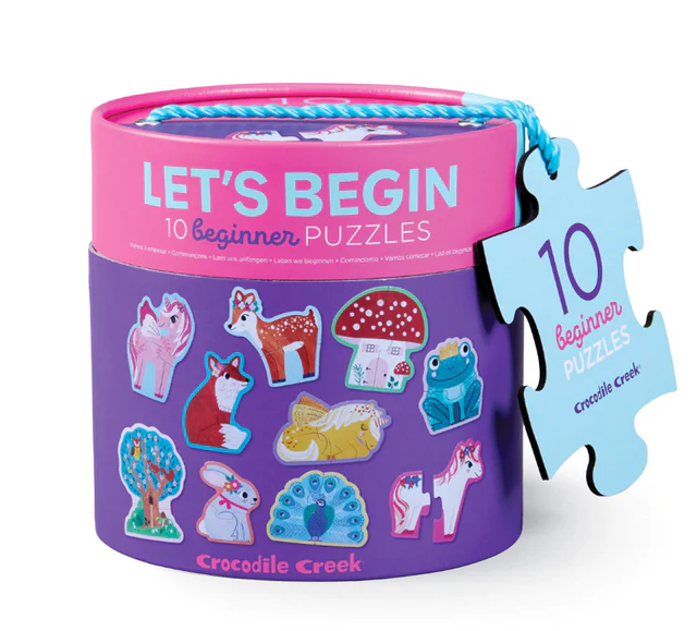 Lets Begin 10 2pce Puzzles - Unicorn
