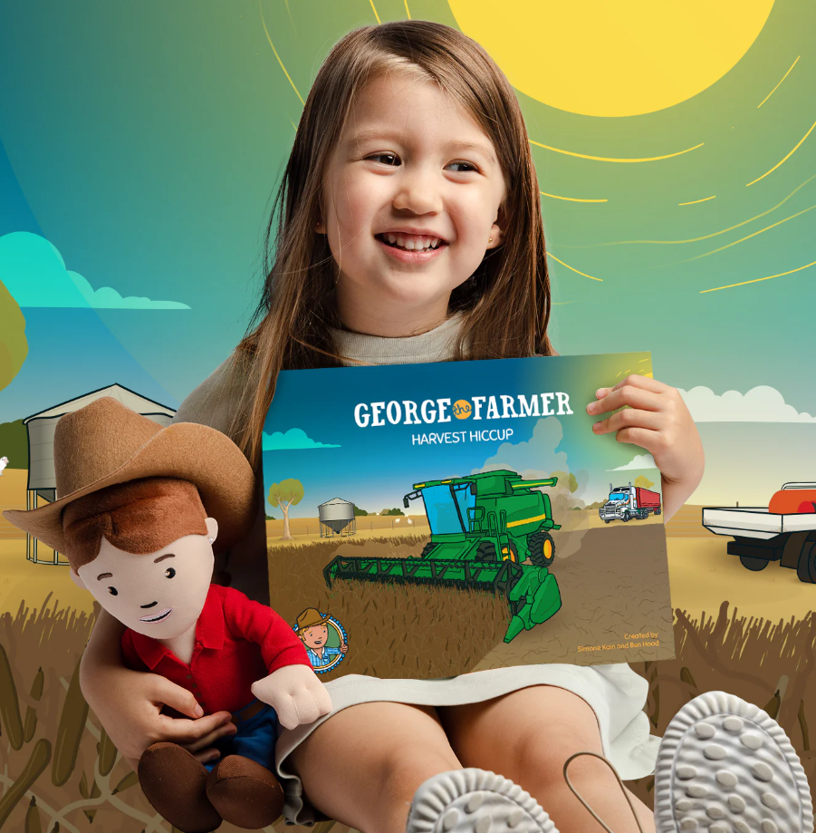 George the Farmer Harvest Hiccup Book