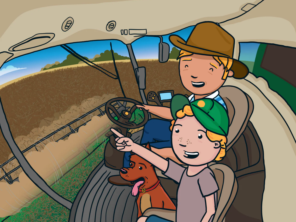 George the Farmer Harvest Hiccup Book
