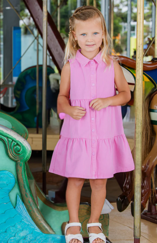 Pink Twill Dress