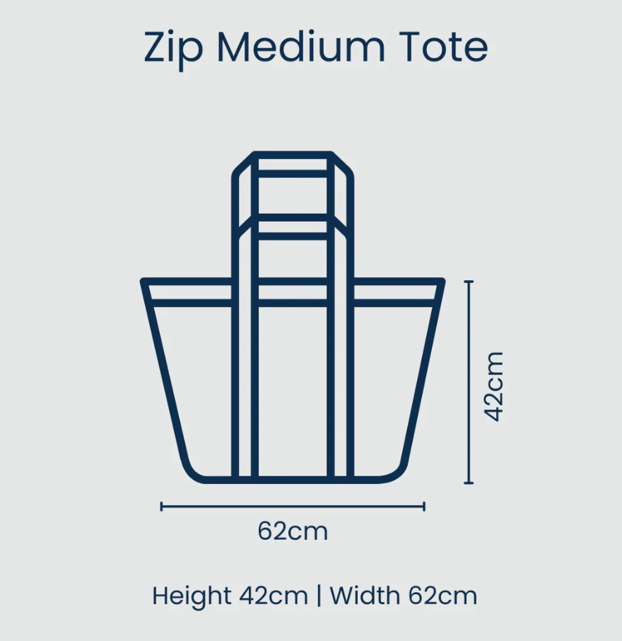 Zip Medium Tote - Sunny Floral