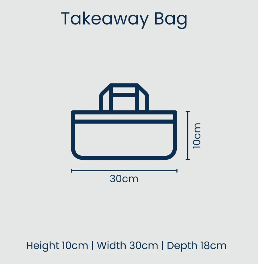 Takeaway Bag - Multi Stripe