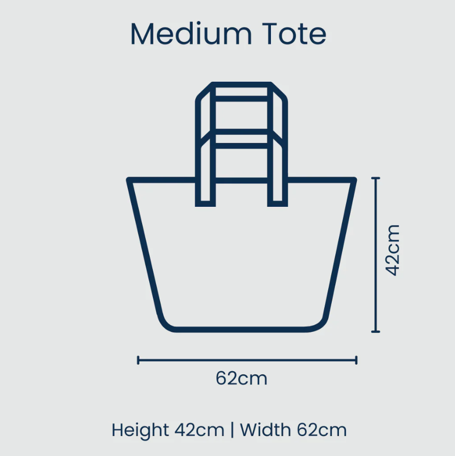 Medium Tote - Blue Green