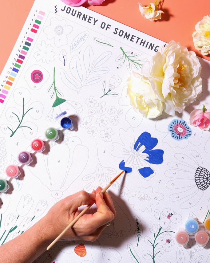 Paint By Numbers - Pressed Flowers