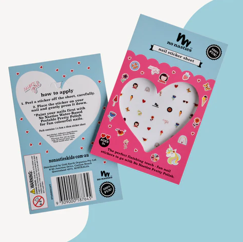 Love Heart Nail Stickers