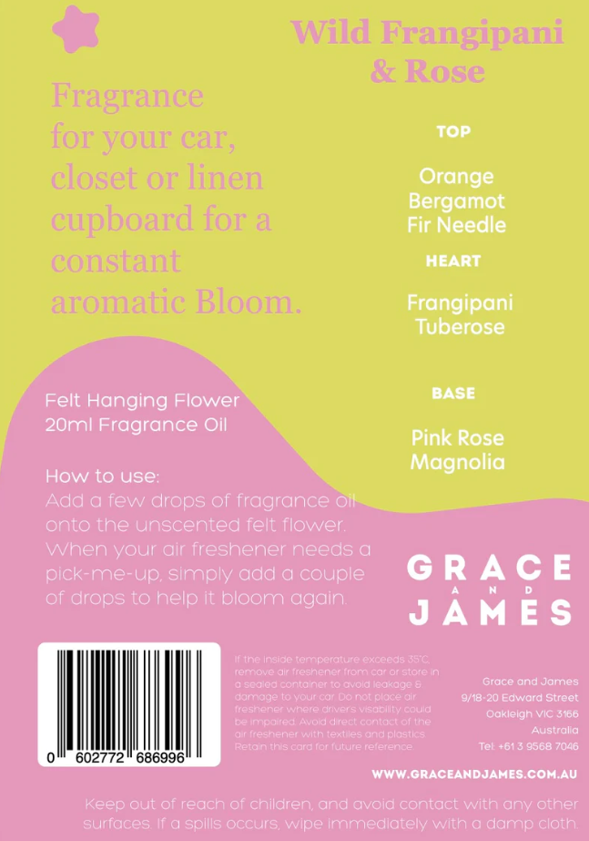 Bloom Air Freshener - Wild Frangipani & Rose