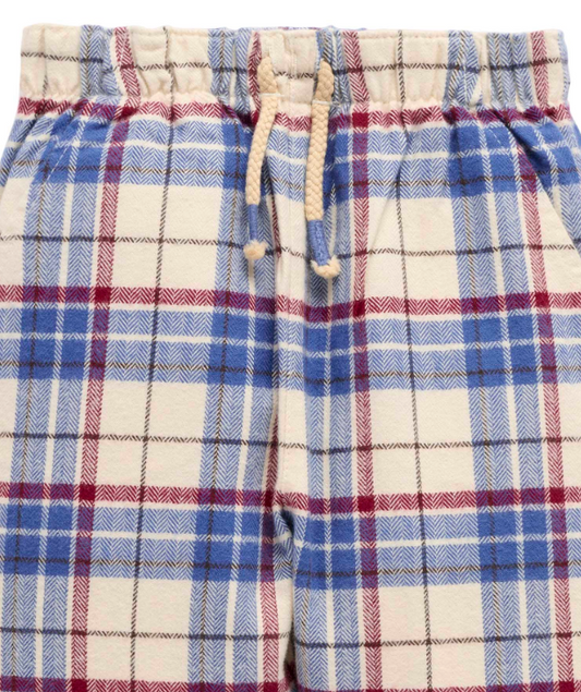 Woodland Check Slouch Pants