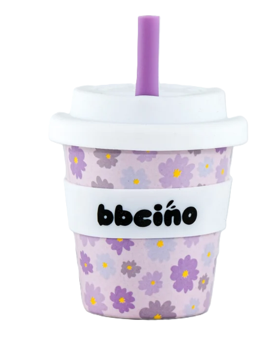 Bbcino Cup - Purple Flowers