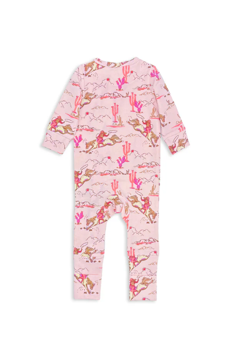 Rowdy Rider Stripe Romper