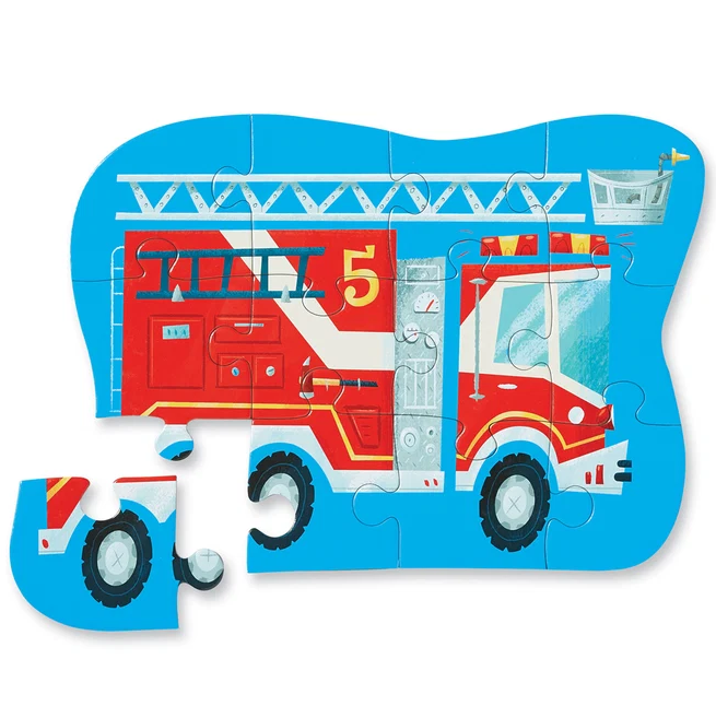 Fire Truck Puzzle 12pce