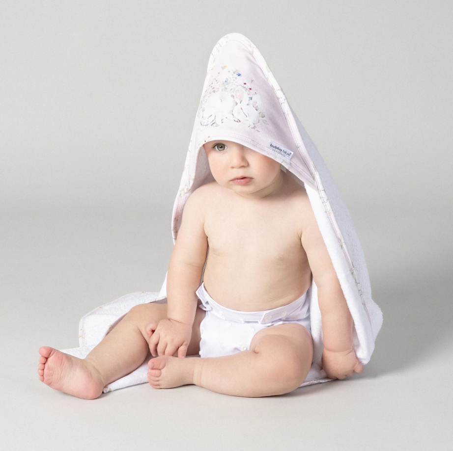 Sleeping Bunny Hooded Towel