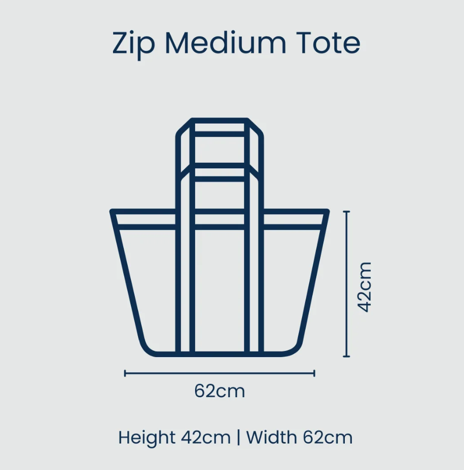 Zip Medium Tote - Wallpape