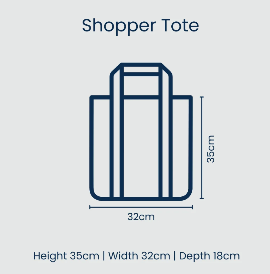 Shopper Tote - Yellow Polka Dot