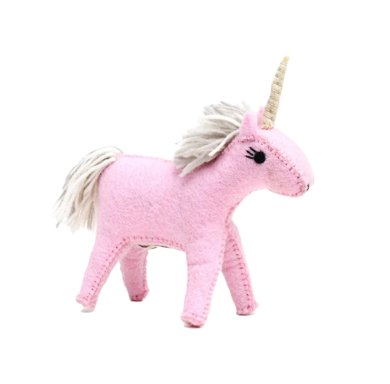 Felt Pink Unicorn