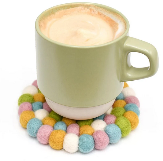 Felt Cup Coasters 4pk