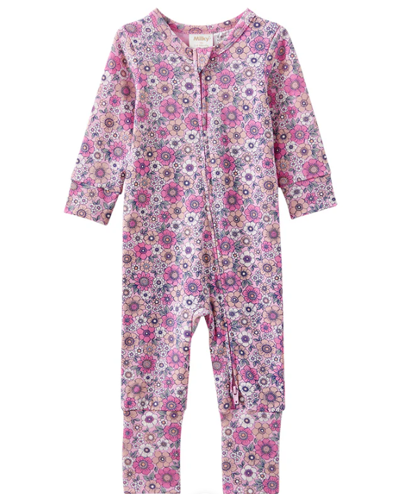 Sweet Fleur Zip Romper