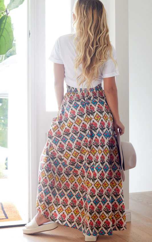 Helena Floral Maxi Skirt