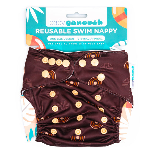 Reusable Swim Nappy - True Colours