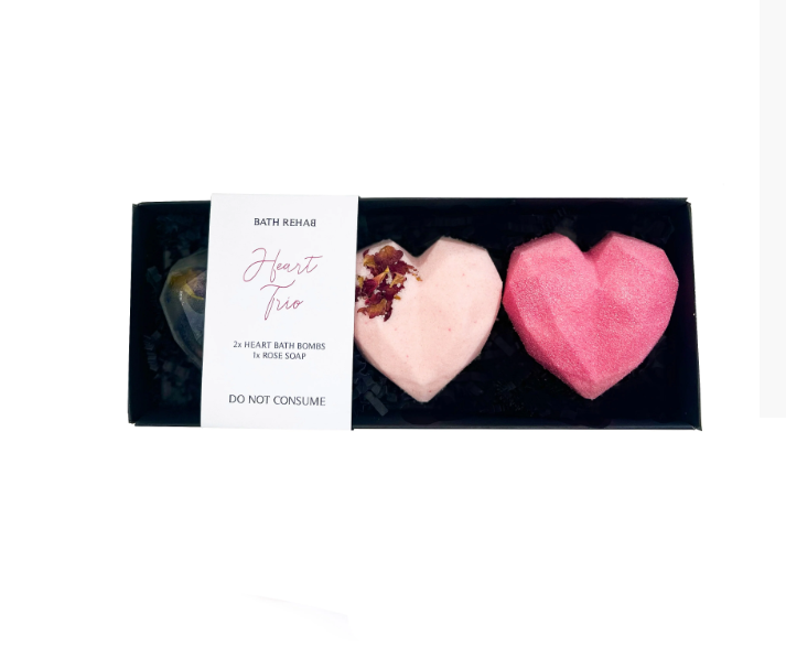 Heart Trip Bath Bombs and Soak