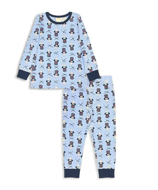 Ice Blue Bunny PJ's