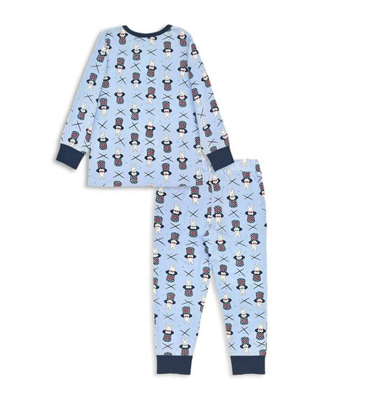 Ice Blue Bunny PJ's