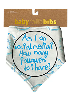Baby Talk Bibs - Social Media