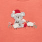 Christmas Red Frill Top Koala