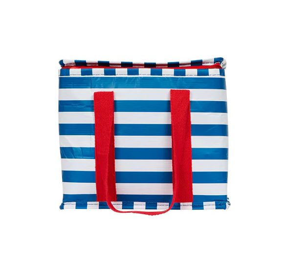 Mini Breton Stripe Insulated Tote