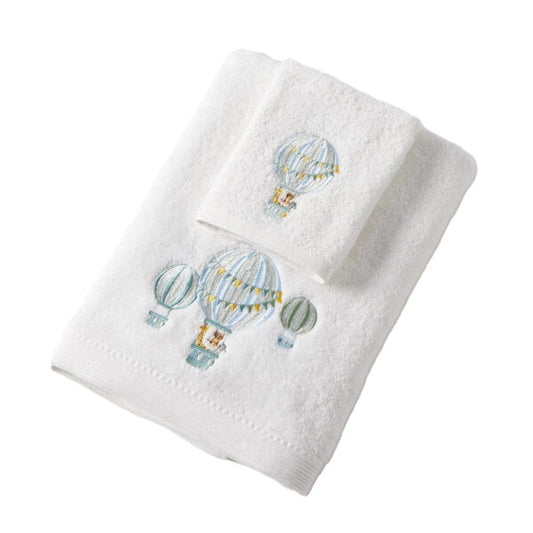 Balloon Voyager Towel & Washer Set