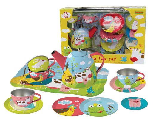 Farm Tin Tea Set