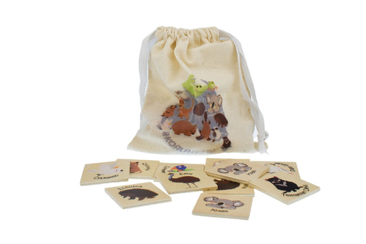 Wooden Memory Game - Bush Buddies