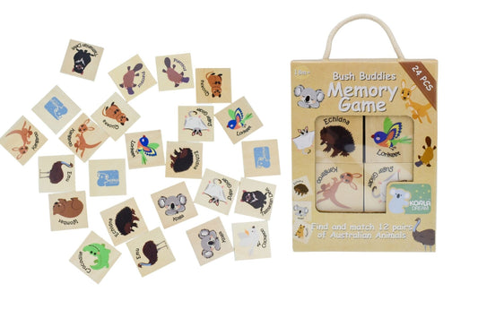 Wooden Memory Game - Bush Buddies