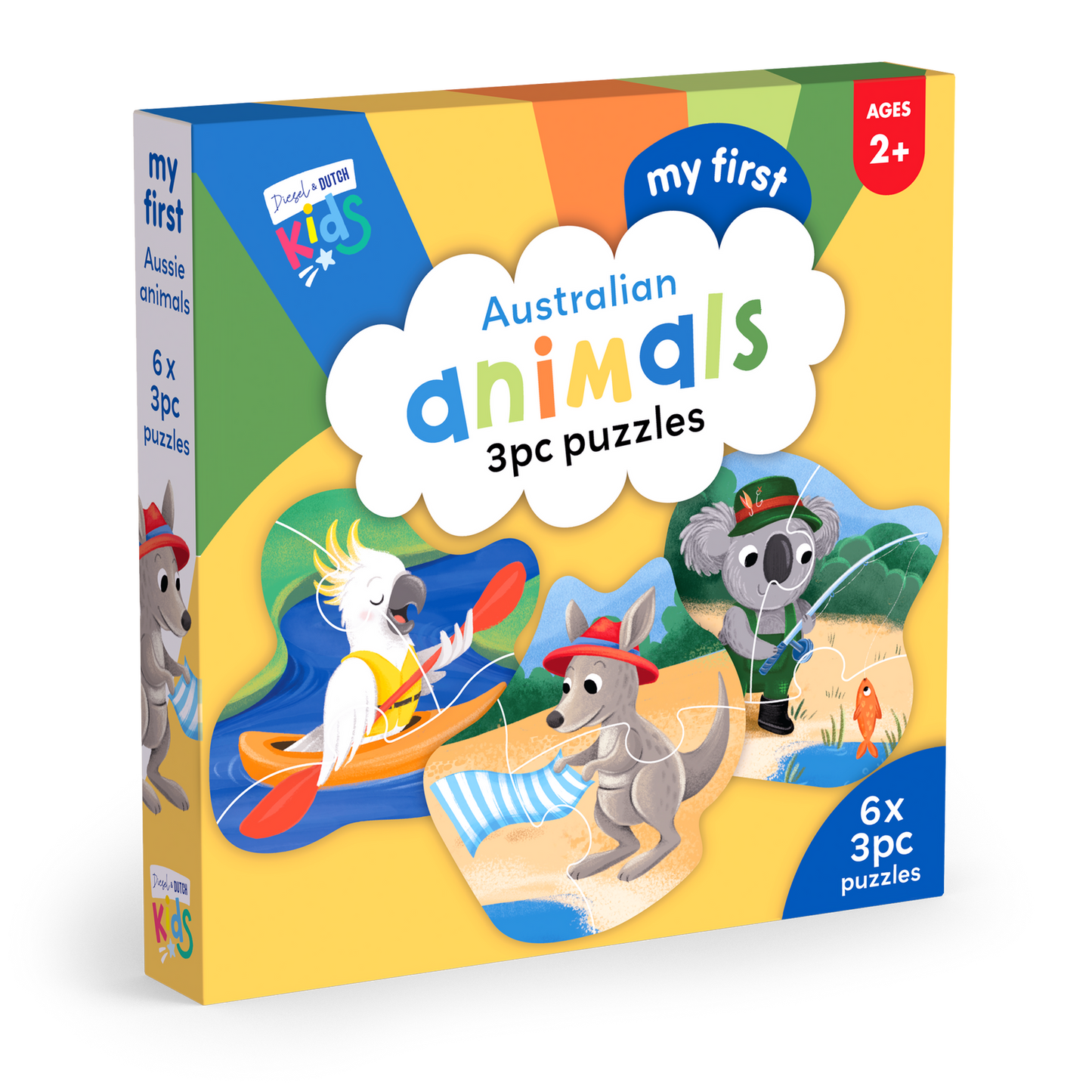 Asutralian Animals 3pce Puzzle Set