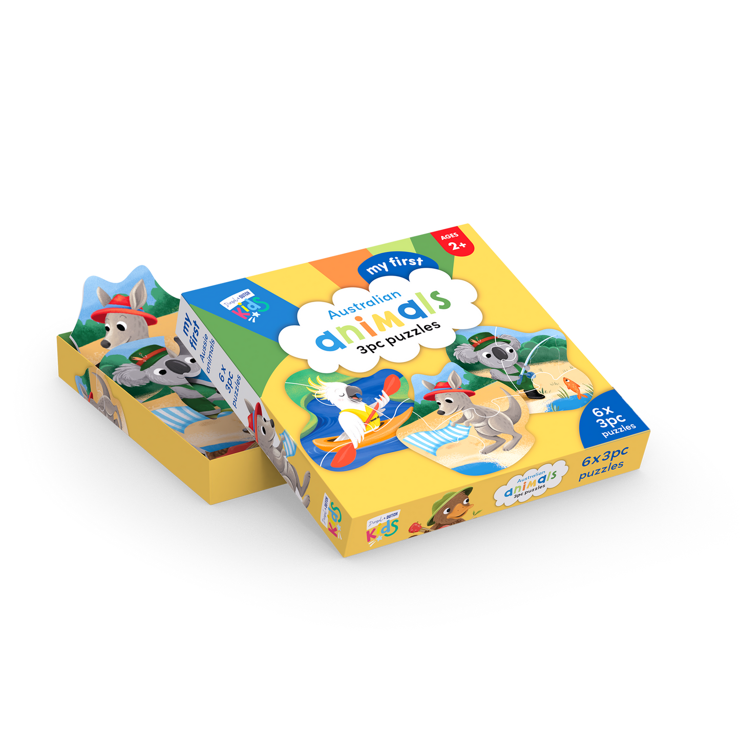Asutralian Animals 3pce Puzzle Set