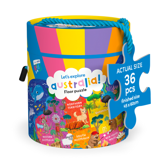 Australian Floor Puzzle 64pce