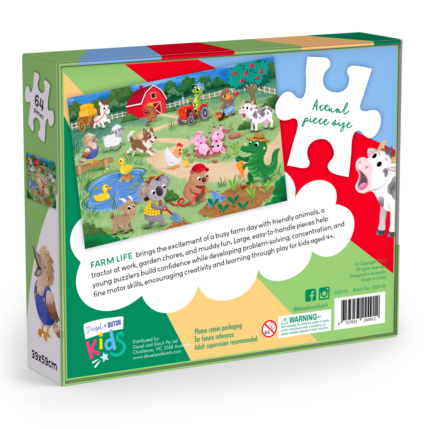 Farm Life 64pce Puzzle