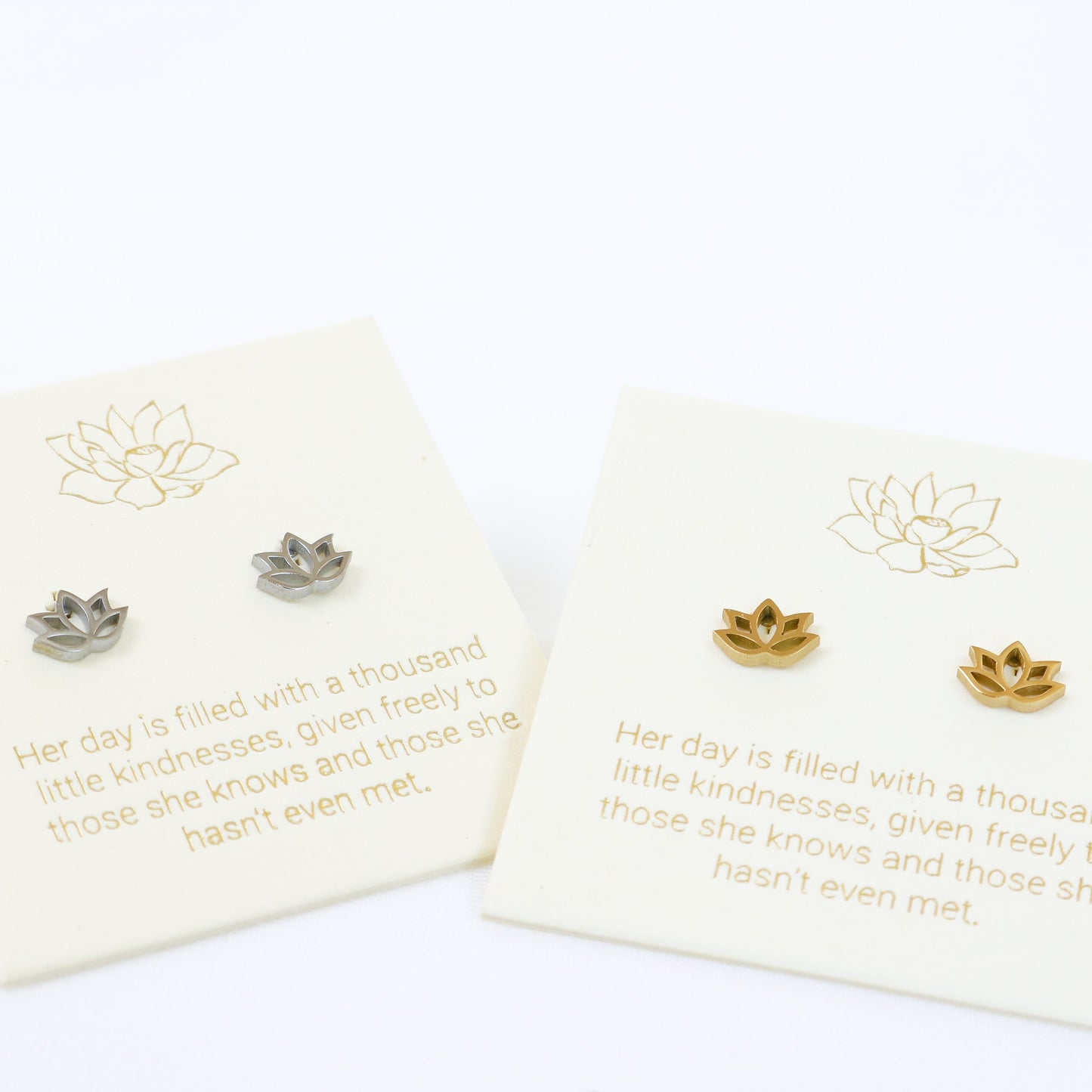 Lunamei Lotus Studs