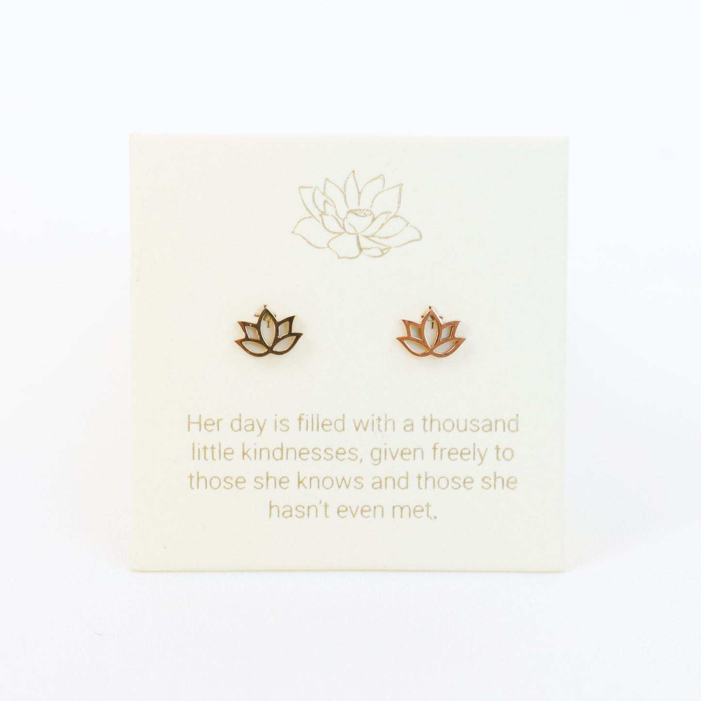 Lunamei Lotus Studs